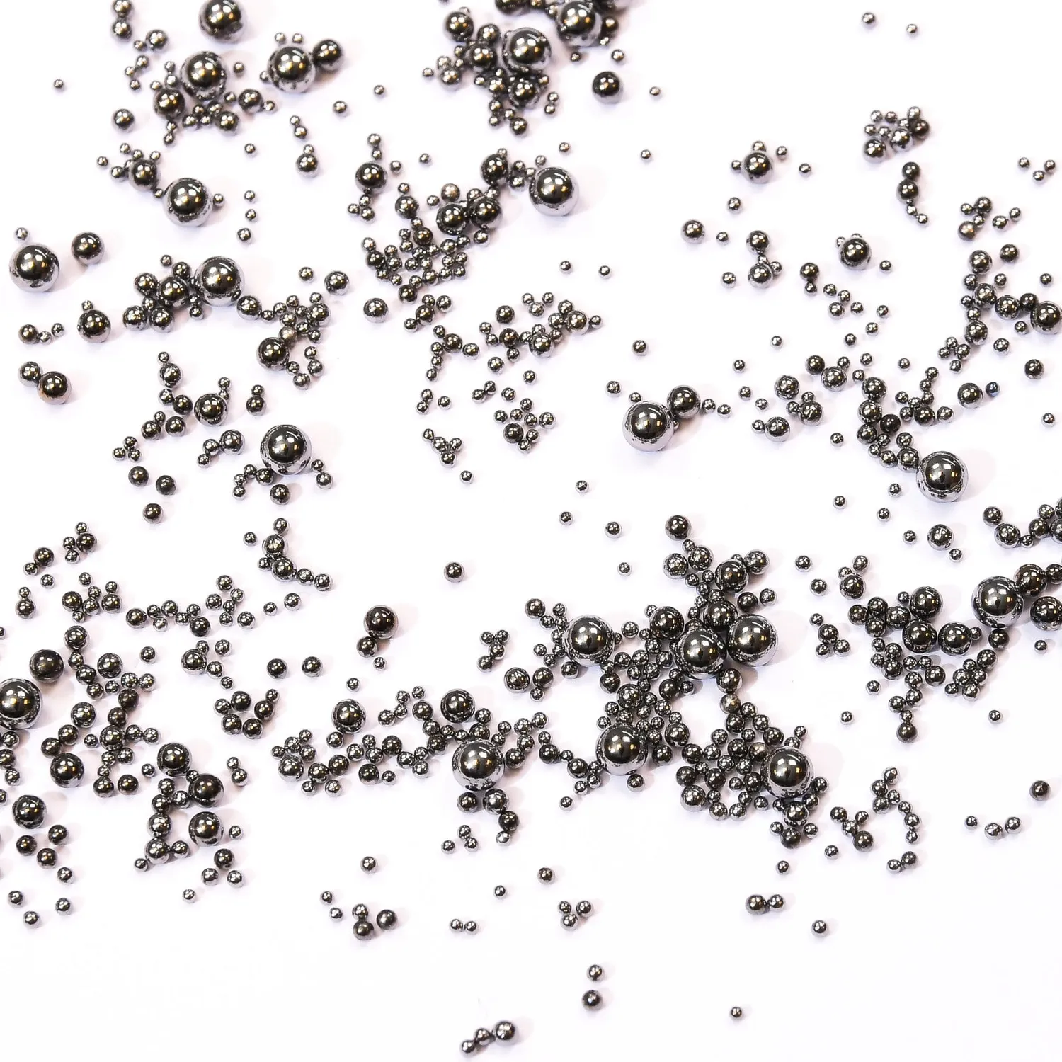 Moonflair Caviar Beads neglekugler 6 størrelser sort
