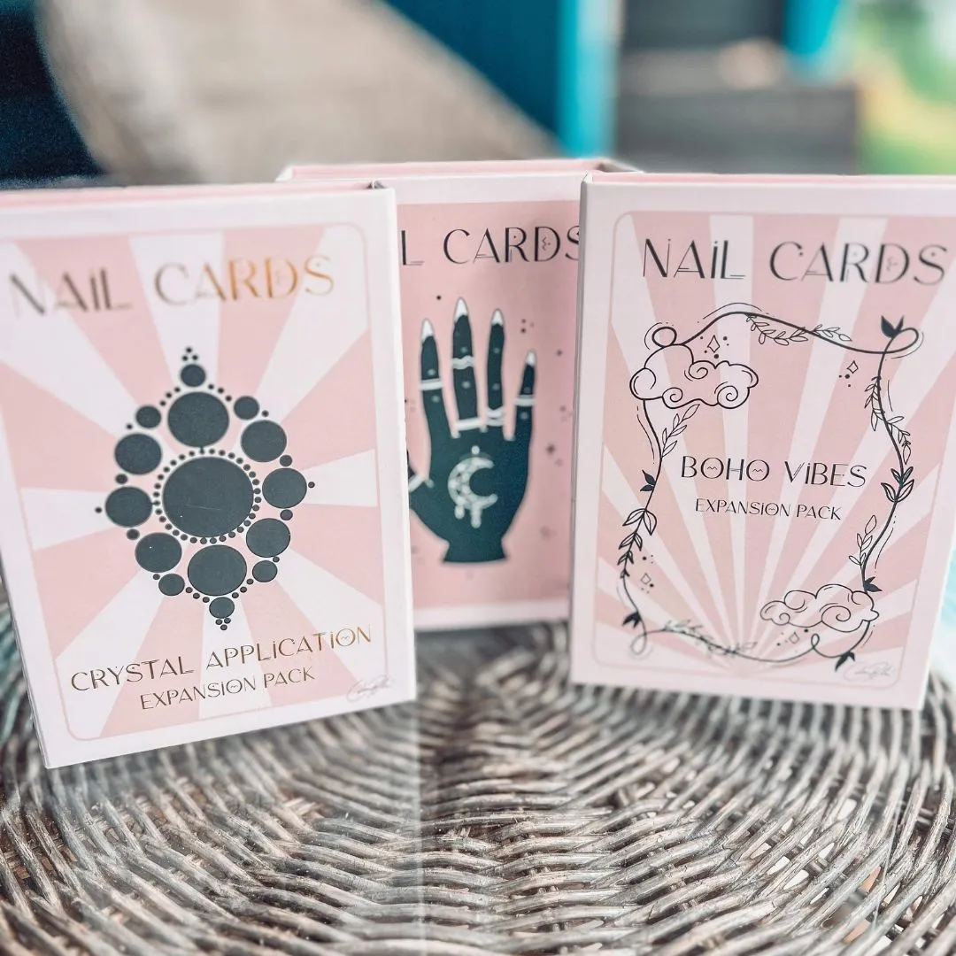 Moonflair Crystal Application Nail Cards neglekort 20 stk samleboks