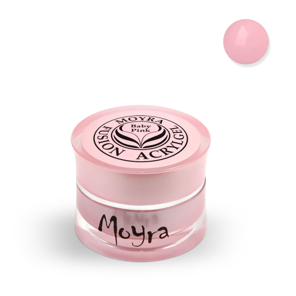 Moyra Fusion Baby Pink akrylgel 5 g lugtfri