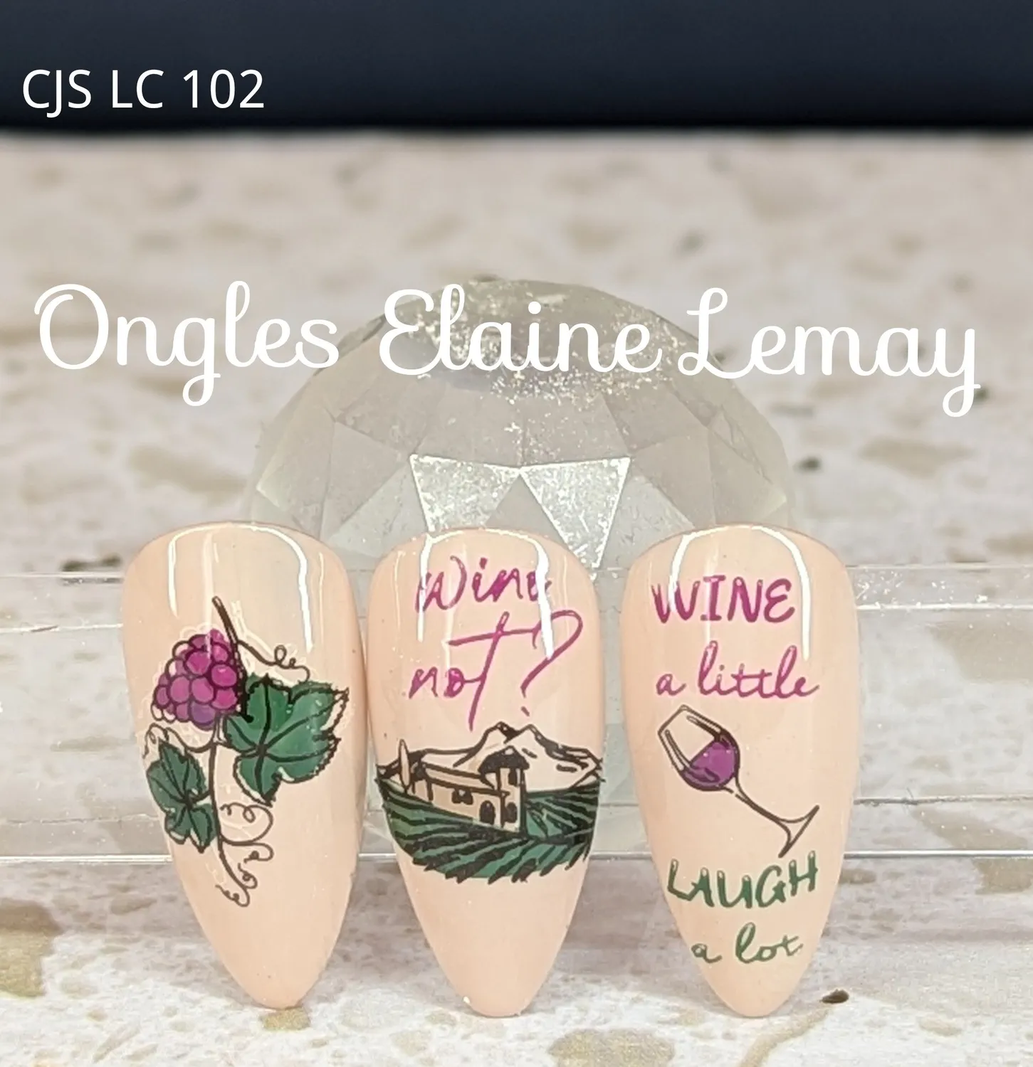 Clear Jelly Stamper CjSLC-102 What's in your Glass plade