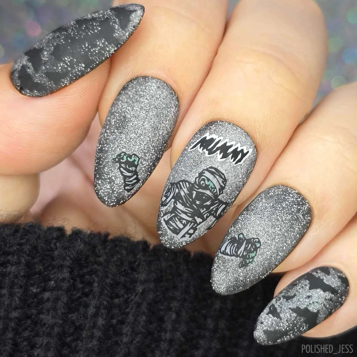 Clear Jelly Stamper H-70 The Mummy stampingplade halloween