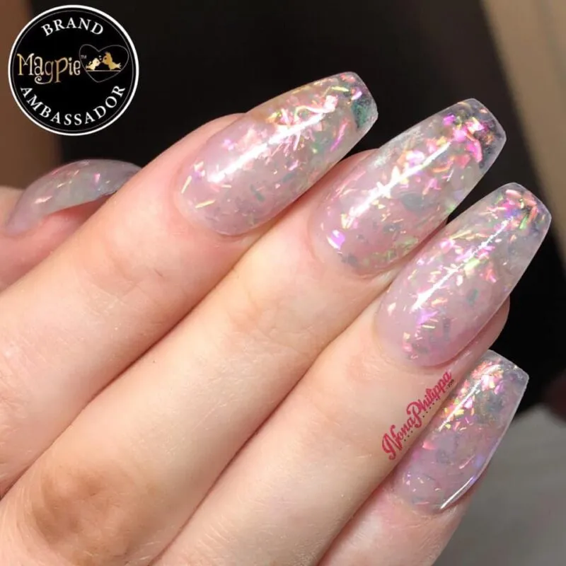 Indigo Nails Beautystones Roseanna Flakes negleflager