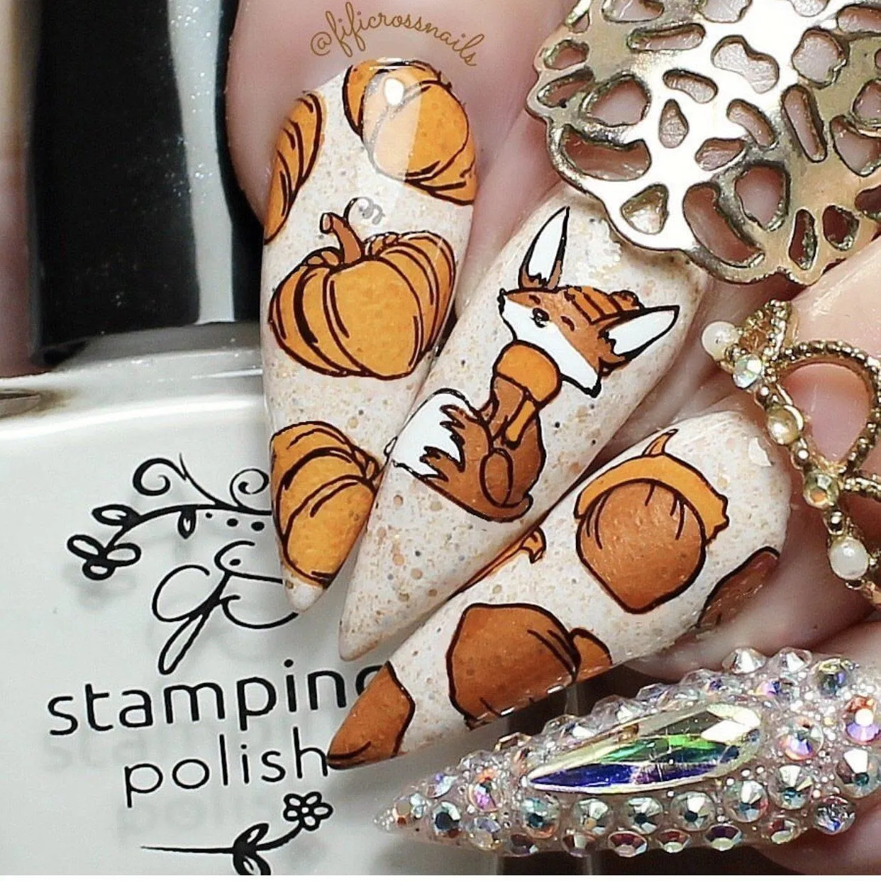 Clear Jelly Stamper CjS-136 Foxy Fall stempelplade efterår