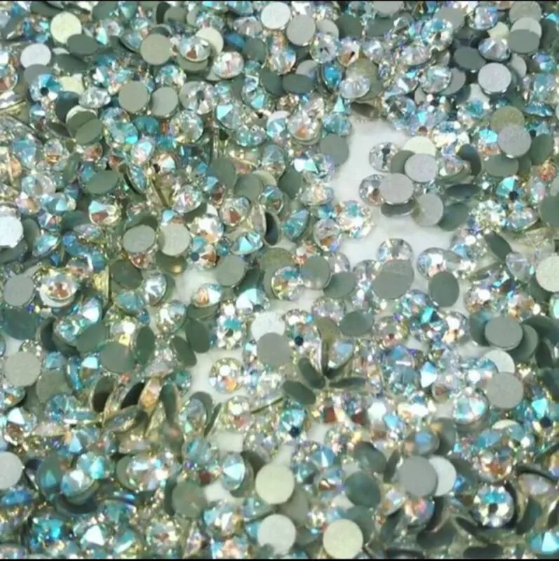 Beautystones Crystal Shimmer neglesten klar iriserende