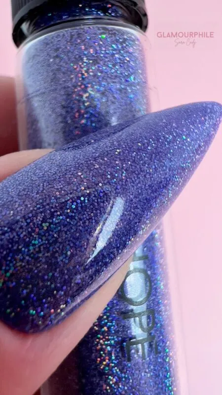 Indigo Nails Hope negleglitter lilla glittereffekt