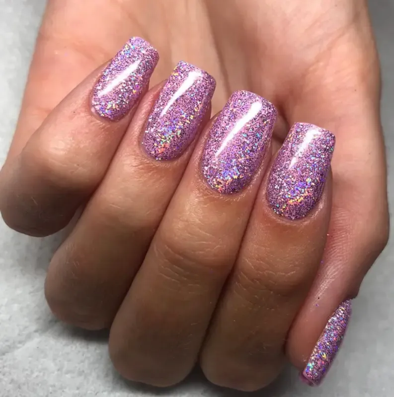 Indigo Nails Faith glitter til negle – grov effekt
