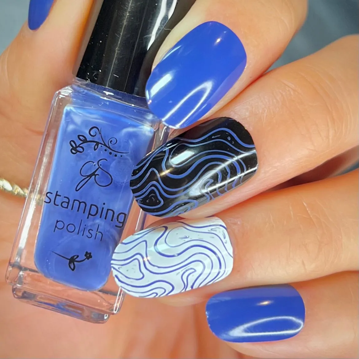 Clear Jelly Stamper 152 Sea Holly stamping lak lilla 5ml