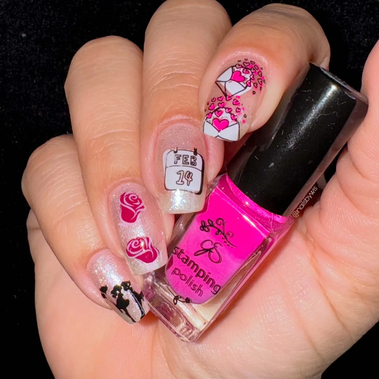 Clear Jelly Stamper CJSLE-09 Cupid's Crush stempelplade hjerte