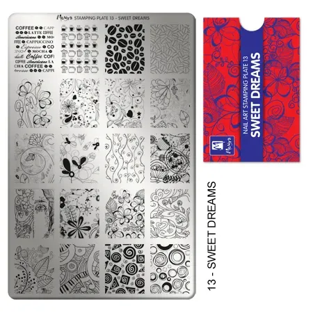 Moyra Stamping Plate 13 Sweet Dreams stempelplade