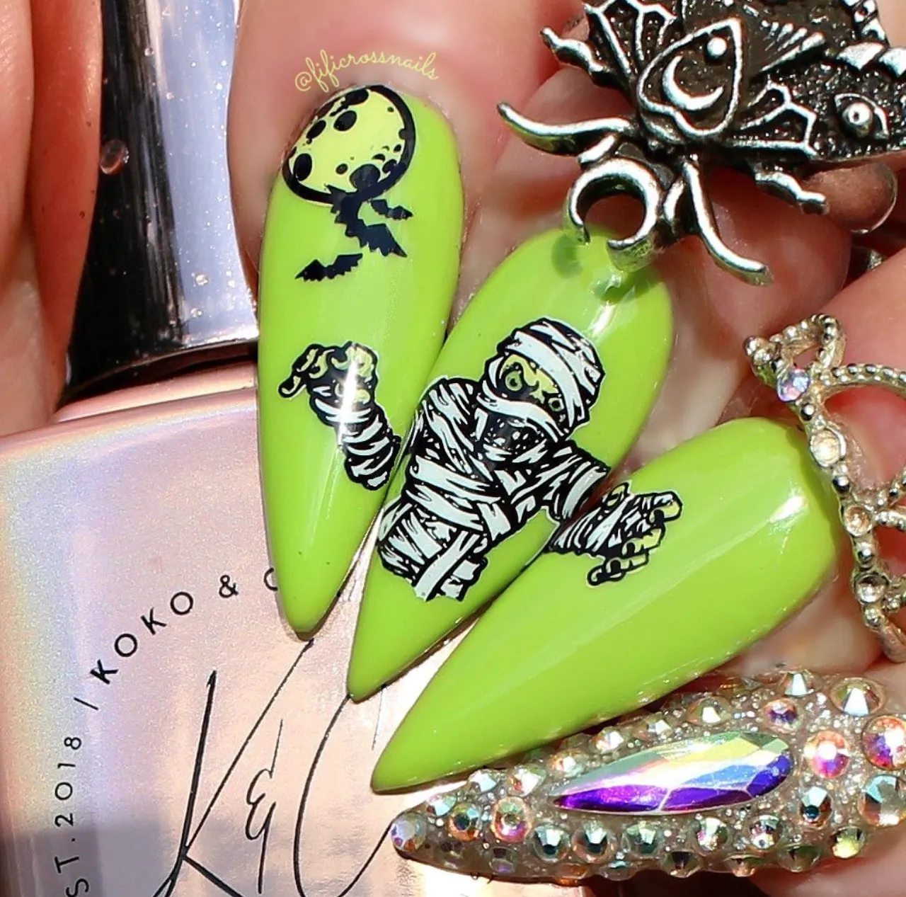 Clear Jelly Stamper H-70 The Mummy stampingplade halloween