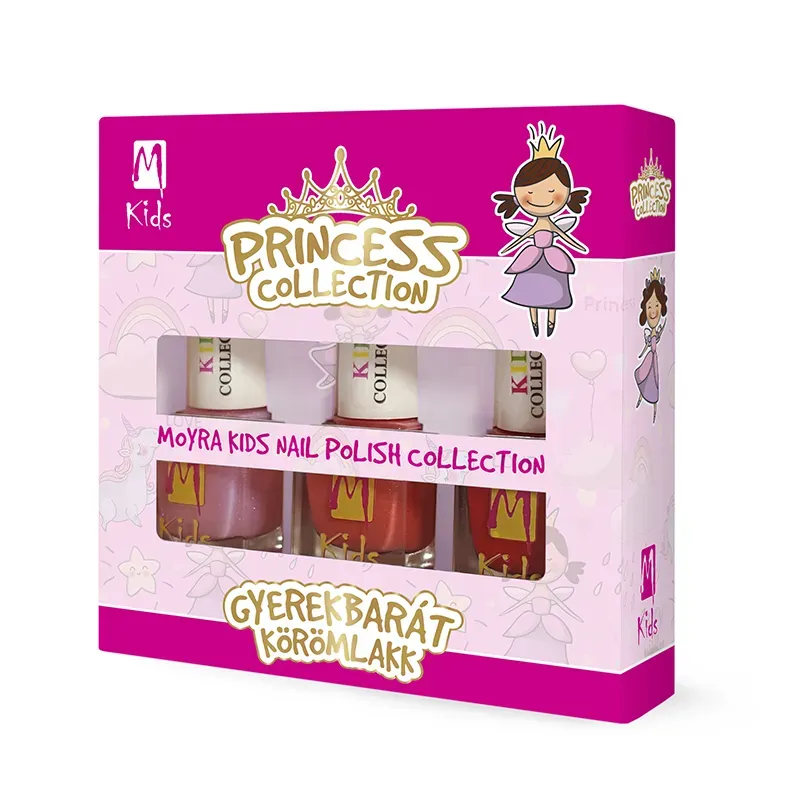 Moyra Kids Princess neglelak sæt 3x7 ml børnevenlig