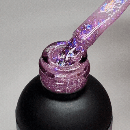 Didier Lab Pop Star No2 gellak lilla lyserød glitter