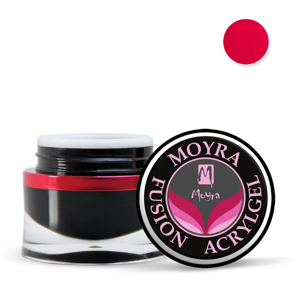 Moyra Fusion No. 02 Vivid Pink acrylgel 15 g lugtfri