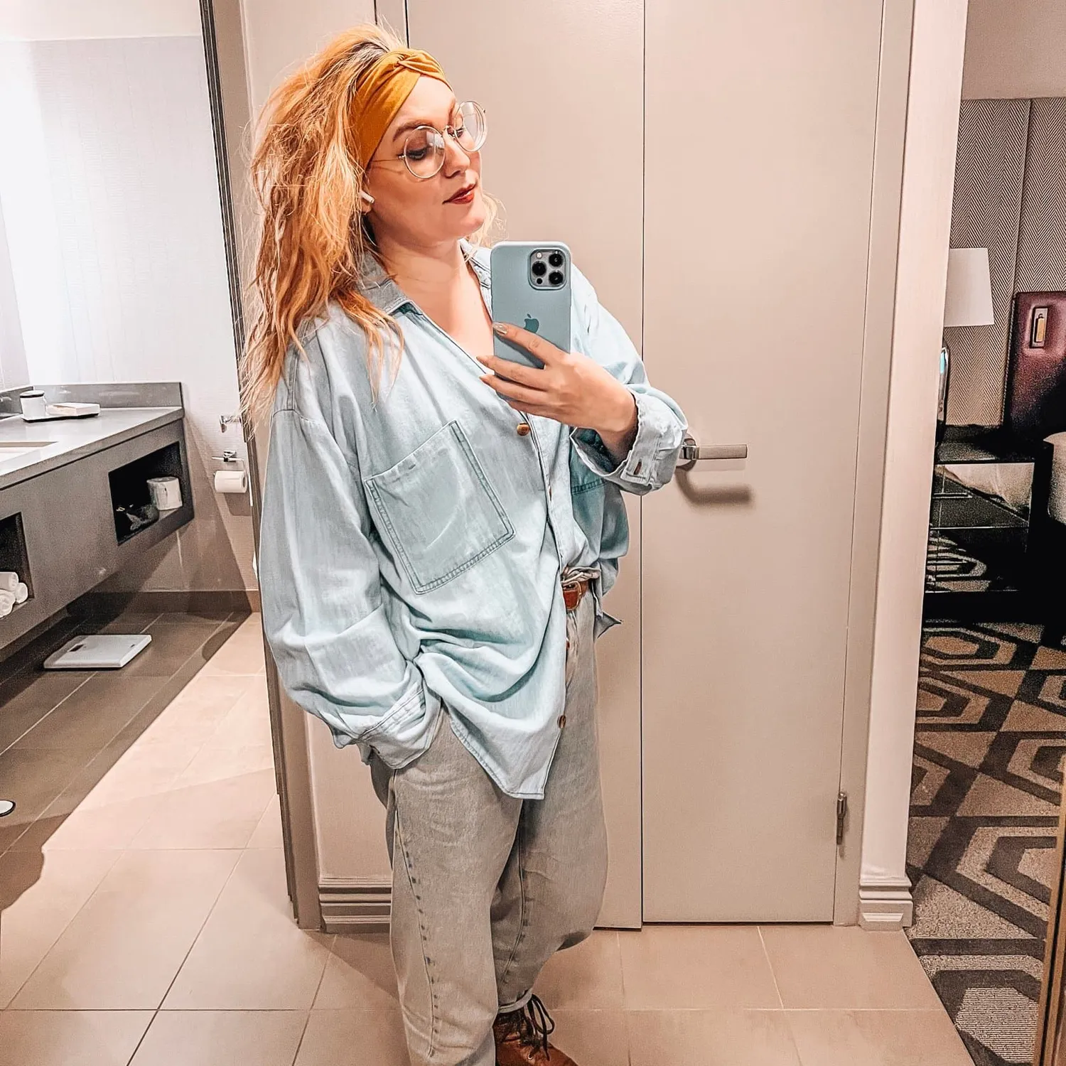 Moonflair SnugWrap pandebånd Turmeric viskose
