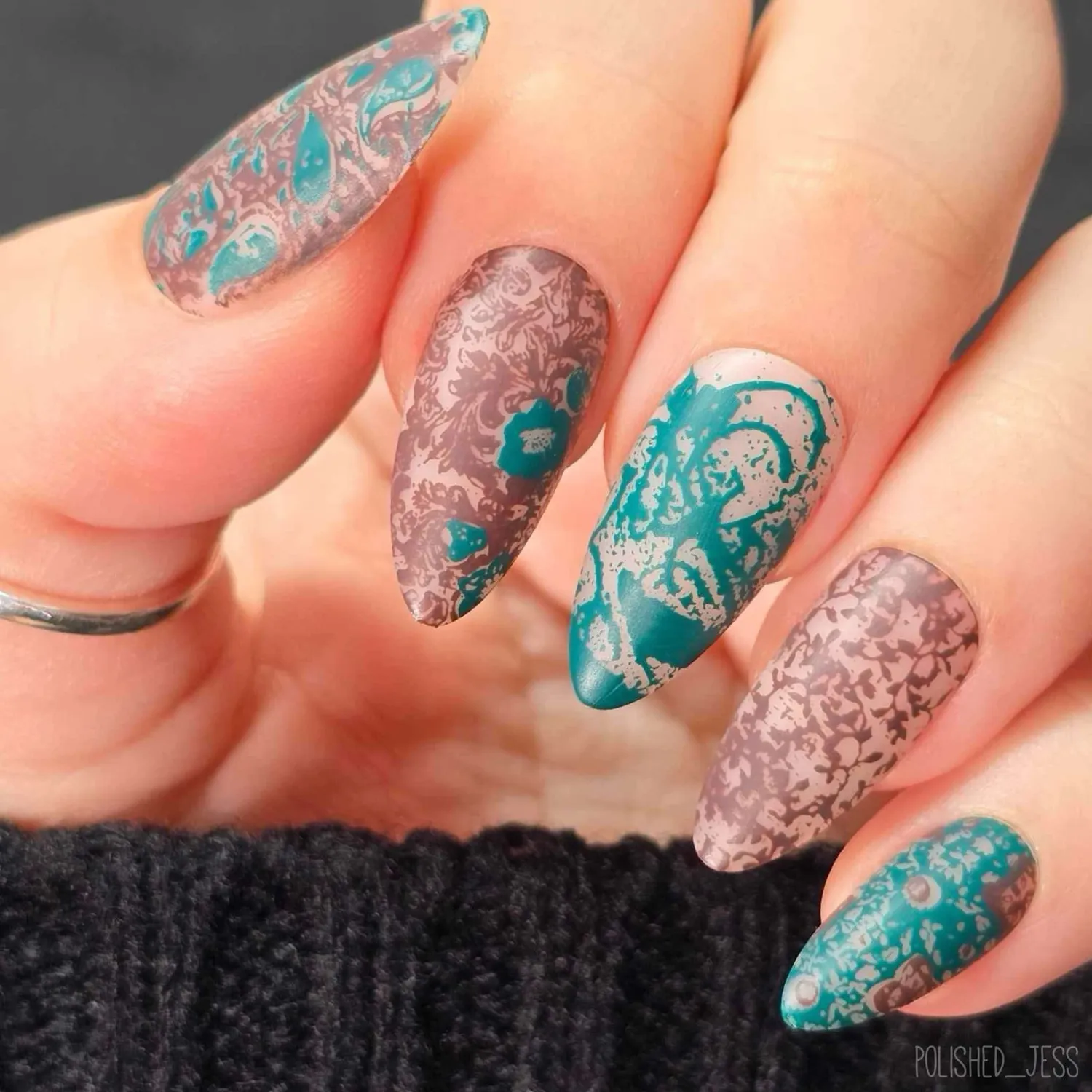 Clear Jelly Stamper CjS-190 Dainty stempelplade grunge