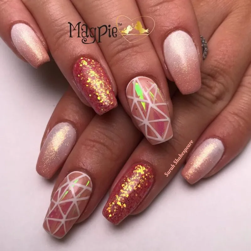 Indigo Nails Beautystones May negleglitter lys