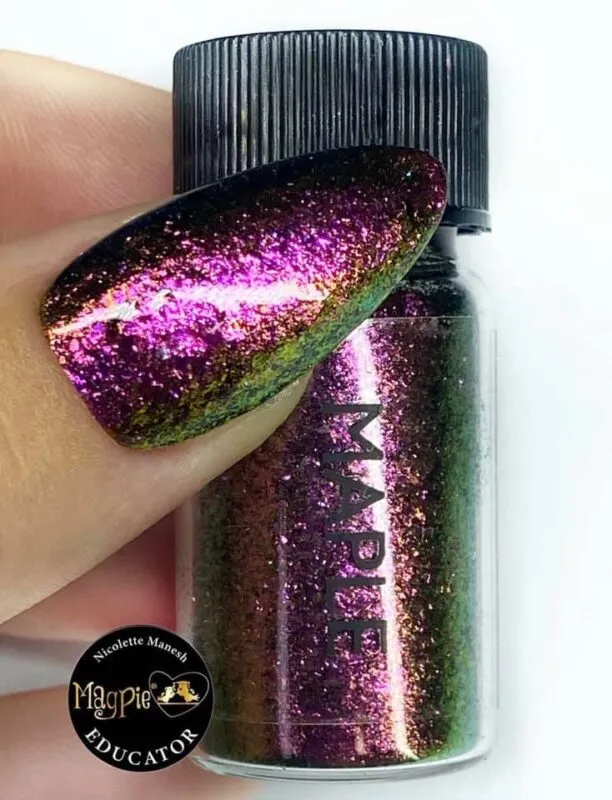 Indigo Nails Beautystones Maple flakes til negle kobber