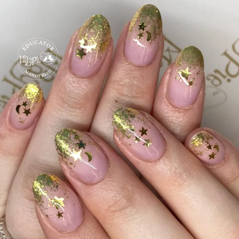 Indigo Nails Kris negleflakes med hologlans