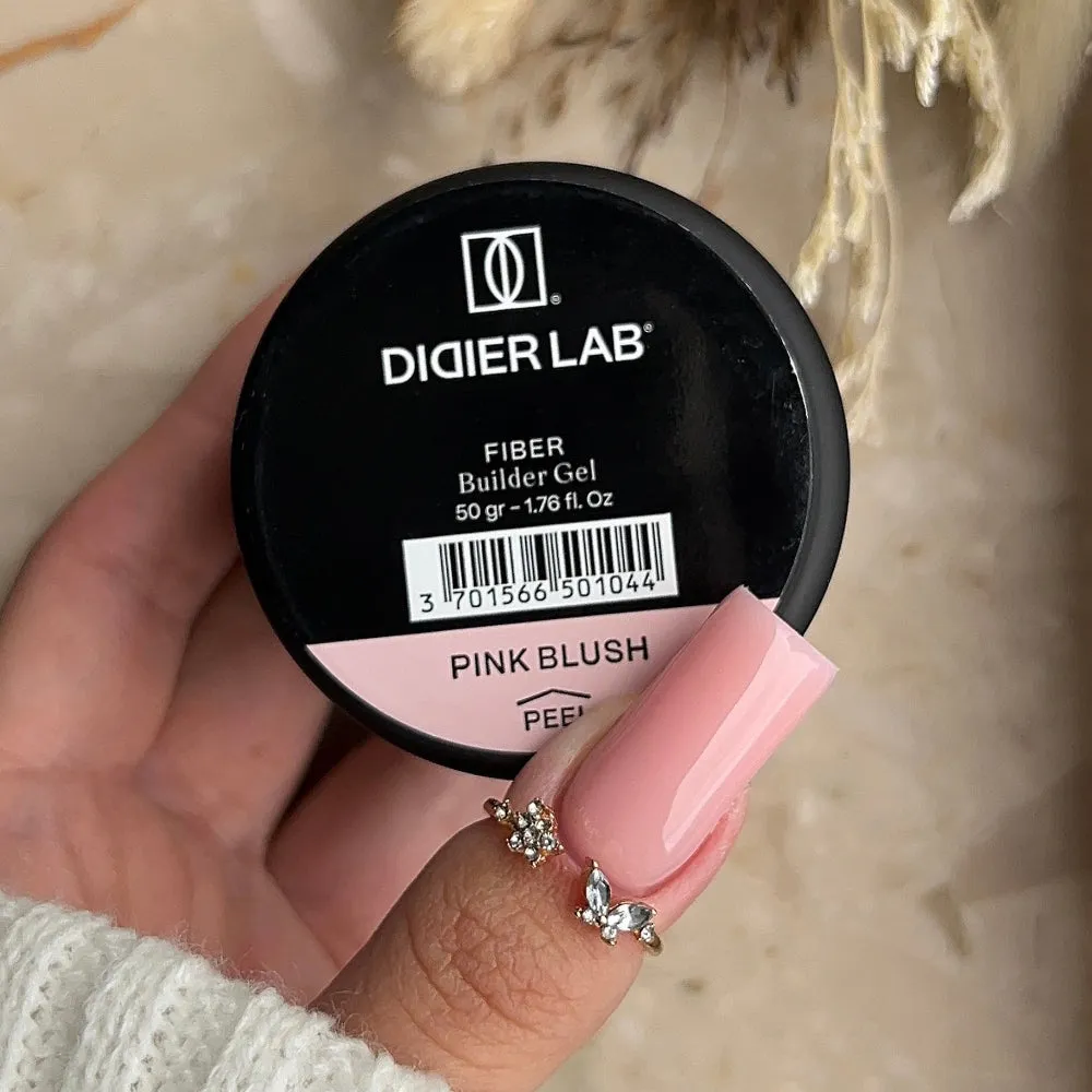 Didier Lab Fiber Builder Gel Pink Blush styrkende