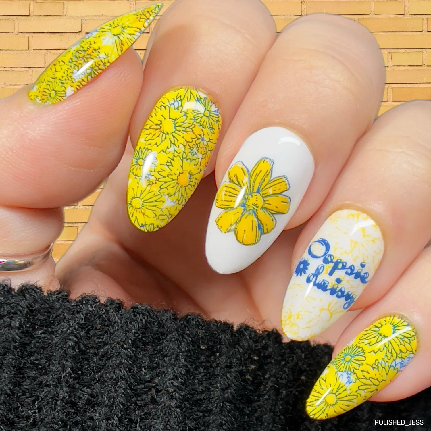 Clear Jelly Stamper CjS-104 I Dream of Daisies negleplade blomster stor