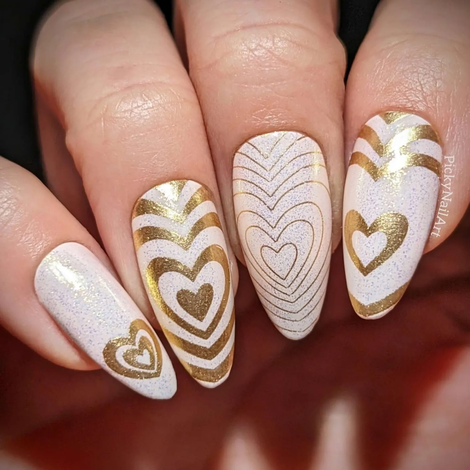 Clear Jelly Stamper CjSV-47 Heart's Desire stamping plade hjerter