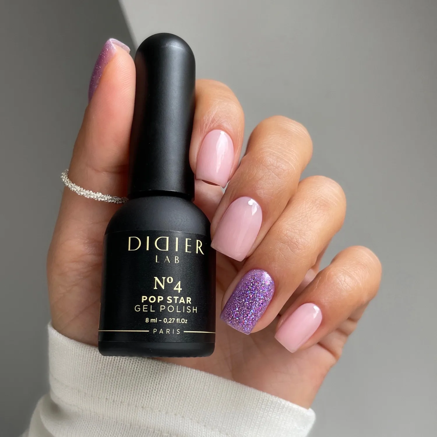 Didier Lab Pop Star No4 gellak lilla glitter