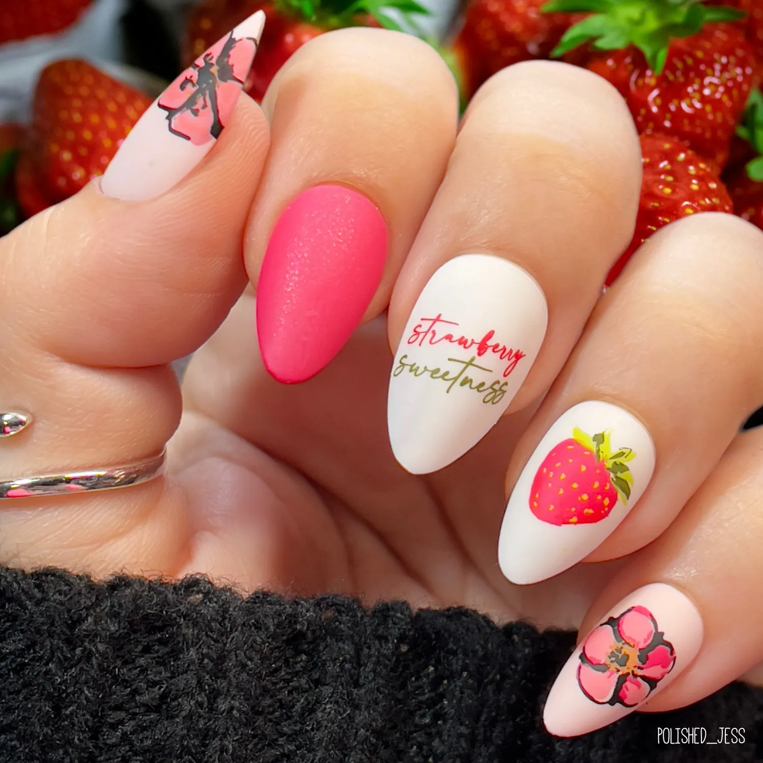 Clear Jelly Stamper Strawberry Sweetness CjS-351 stempelplade jordbær