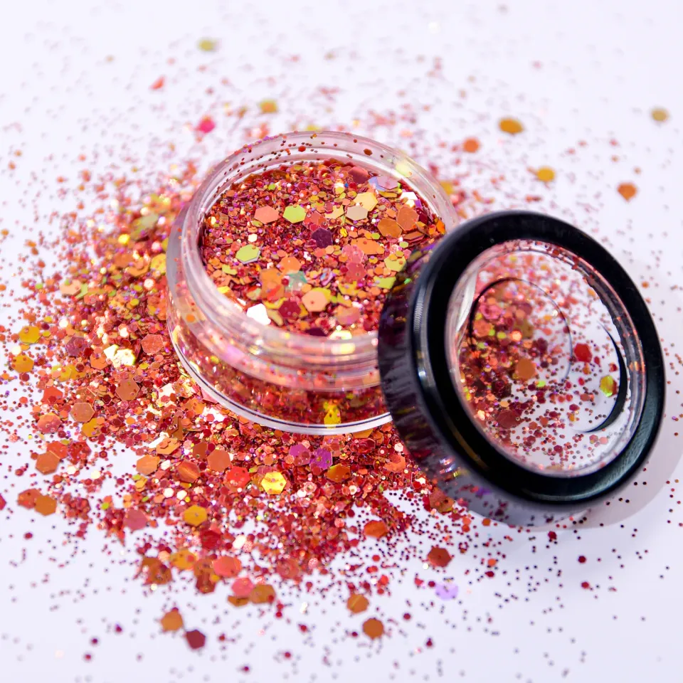 Moonflair Chameleon Glitter Phoenix løsglitter 4-6 g farveskift