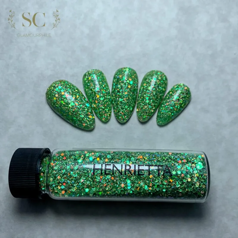 Indigo Nails Beautystones Henrietta negleglitter fin