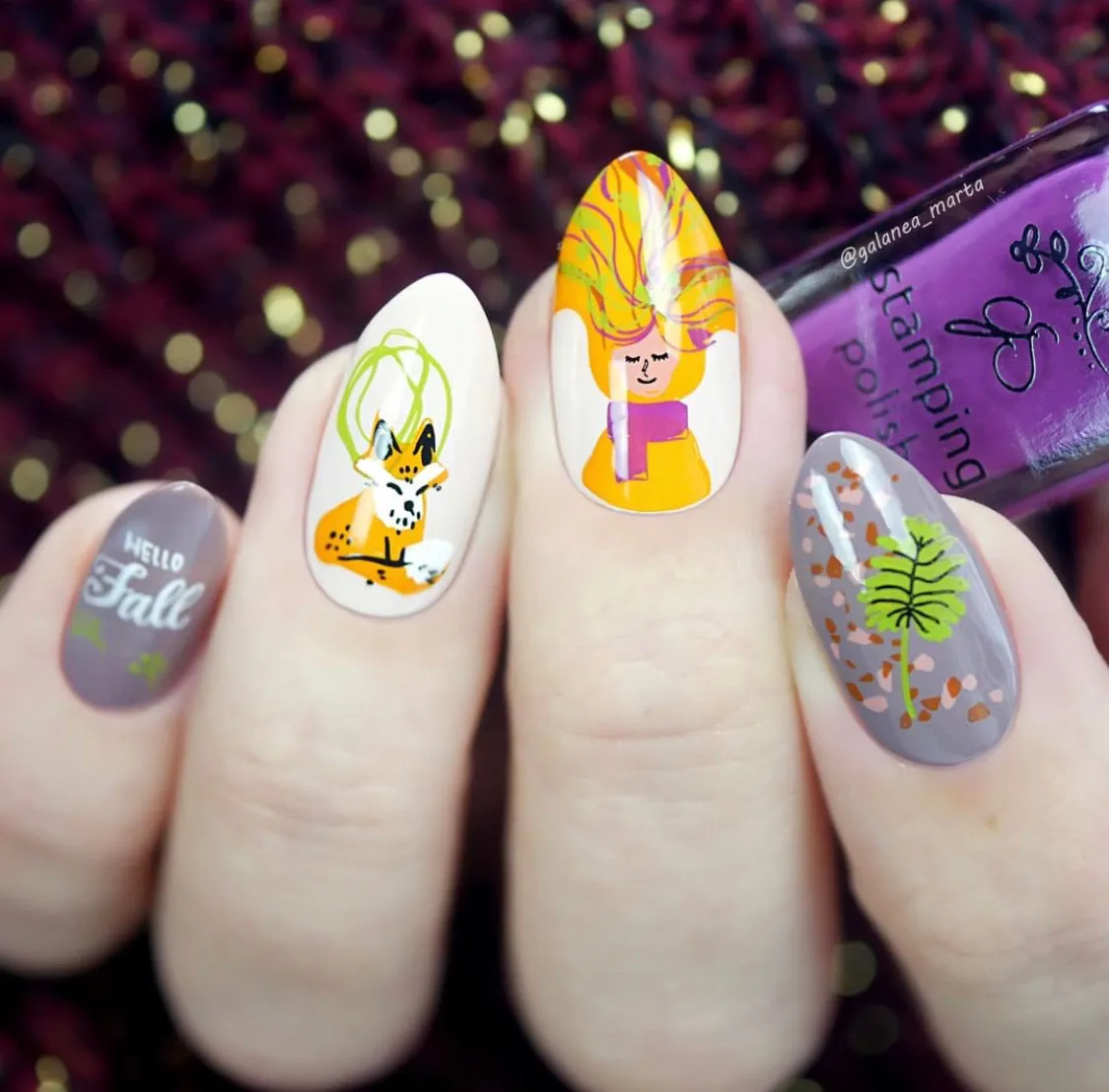 Clear Jelly Stamper CjS-169 Autumn Trails stamping plade efterår