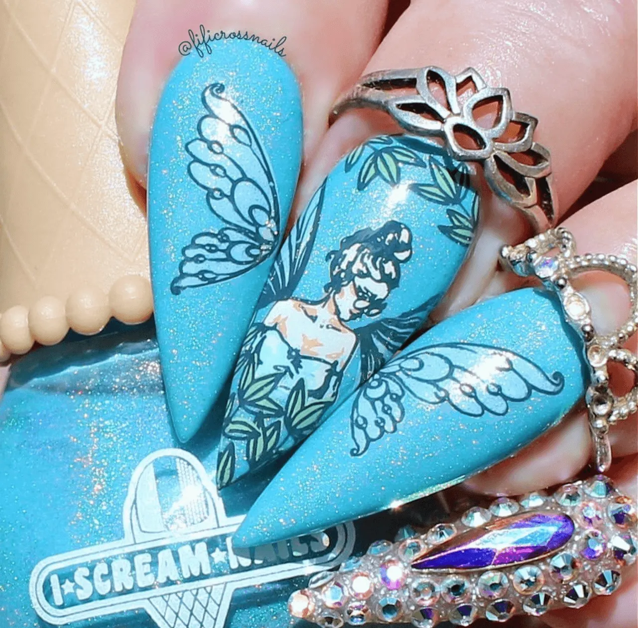 Clear Jelly Stamper CjS-295 Land of Fairies stempelplade