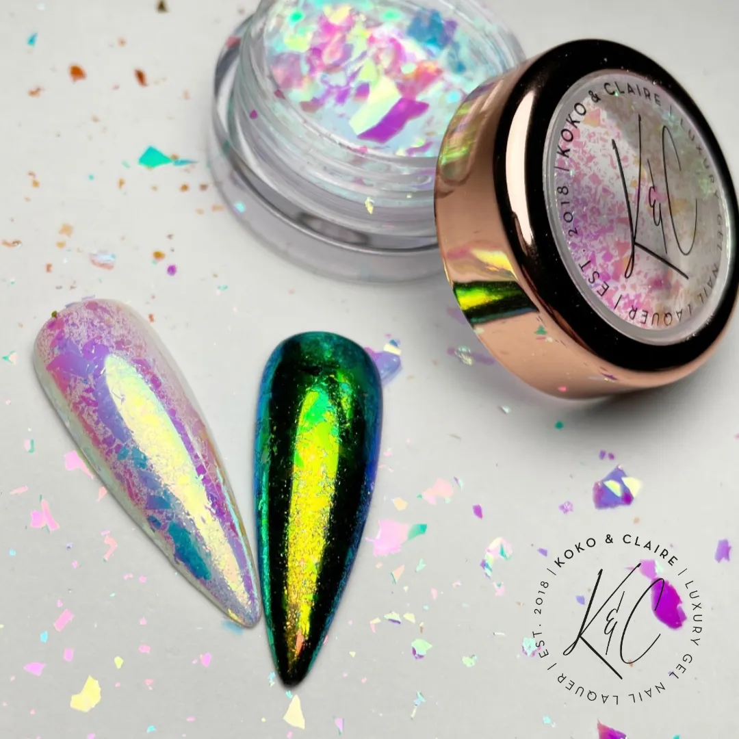 Clear Jelly Stamper KoKo & Claire Fairy Flakes neglepynt