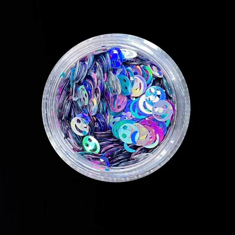 Indigo Nails Beautystones Holo Smiles neglepynt