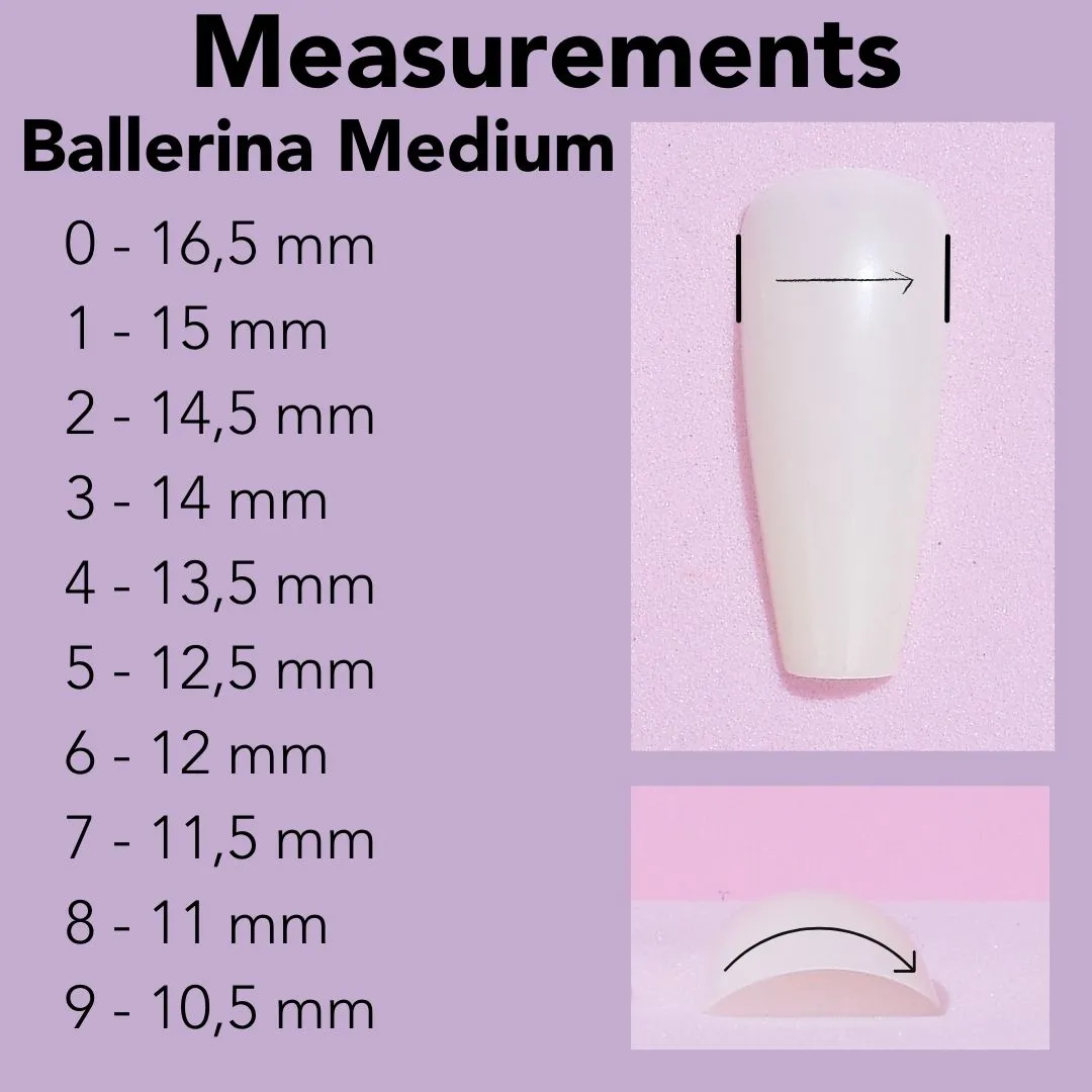 Moonflair Decoration Tips Ballerina Medium negletips ca. 500 stk