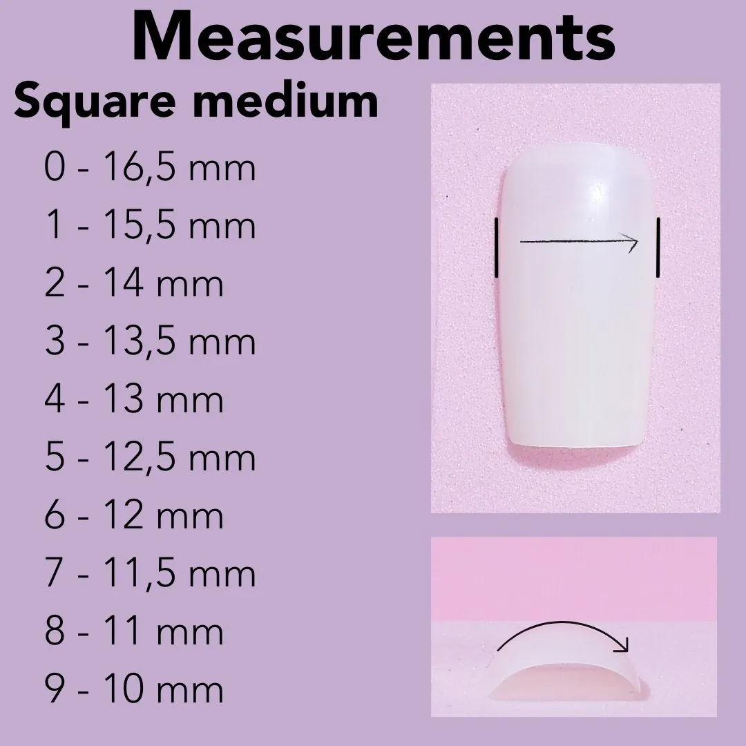 Moonflair Square designtipper naturell 600 stk