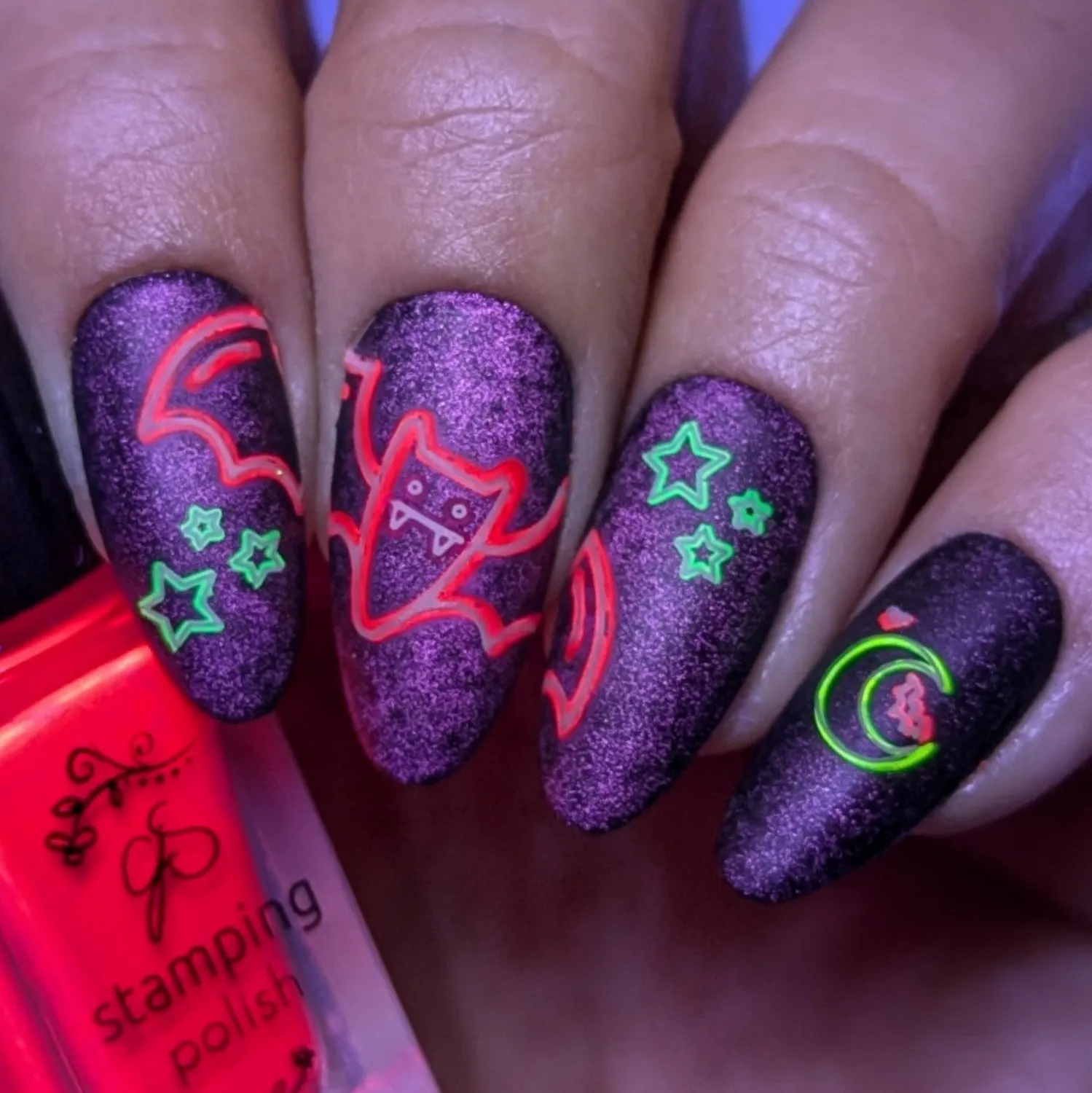 Clear Jelly Stamper CjSH-117 stempelplade Neon Nightmares