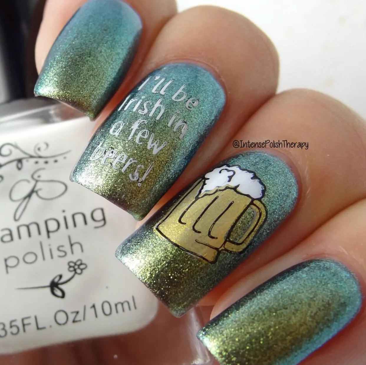 Clear Jelly Stamper CJSH-14 stampingplade Luck of the Irish