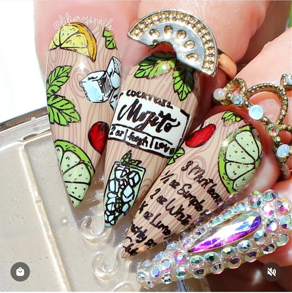 Clear Jelly Stamper CjS-367 Happy Hour stampingplade cocktail