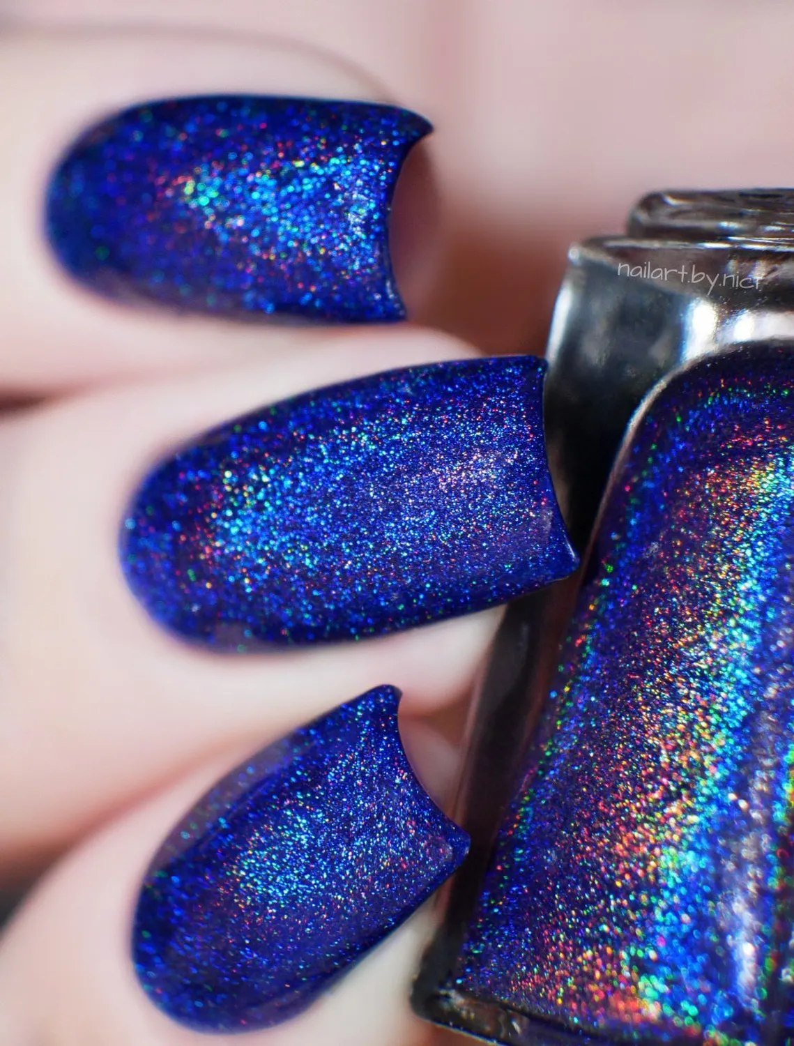 Clear Jelly Stamper Holo 5 Blue Lagoon stamping lak blå 5 ml