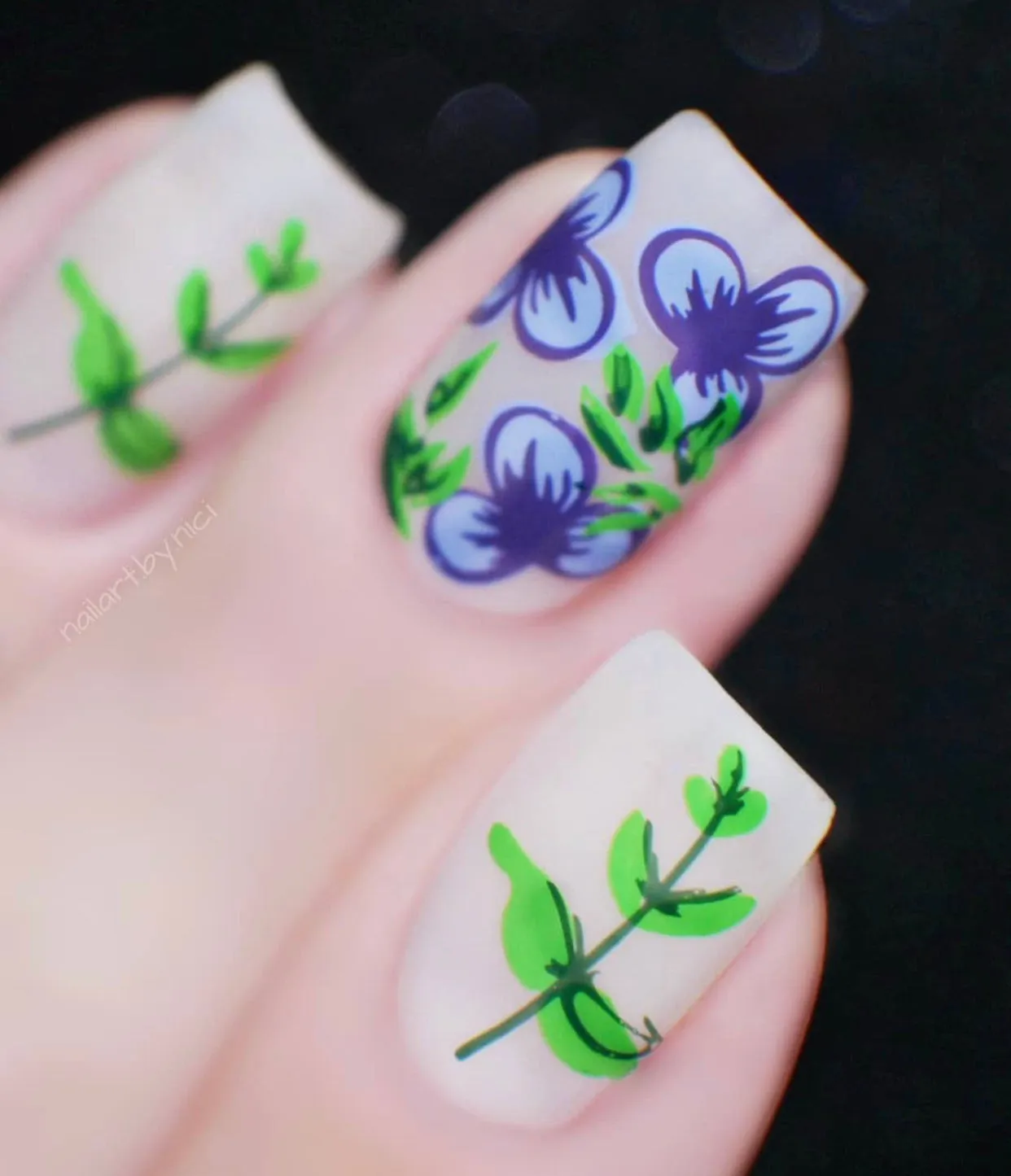 Clear Jelly Stamper CjS-197 Itty Bitty Blooms stampingplade 8x8 cm