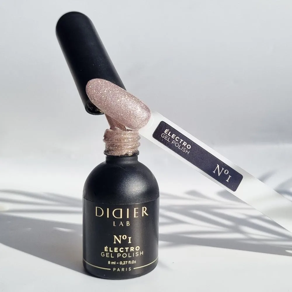 Didier Lab Electro No1 gellak glimmer nude