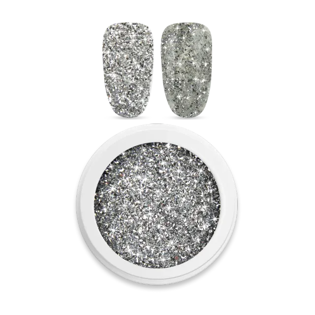 Moyra Spotlight 05 Silver reflekspulver 1 g grov glitter