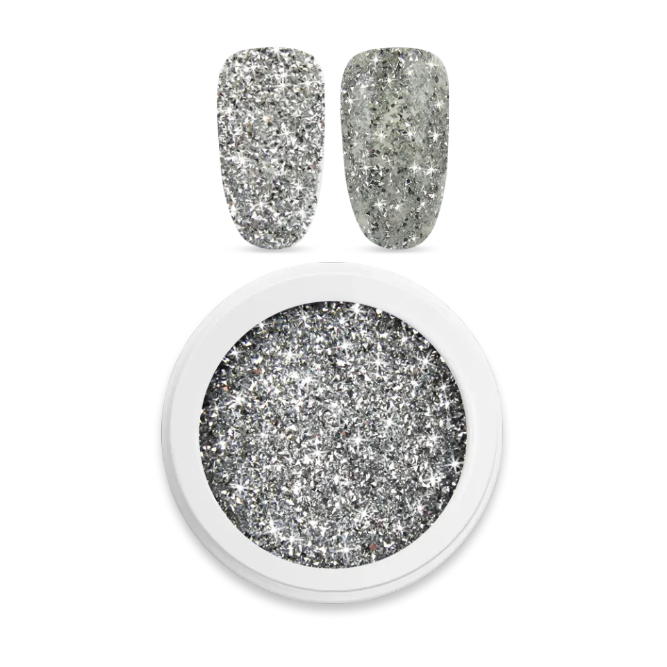 Moyra Spotlight 05 Silver reflekspulver 1 g grov glitter