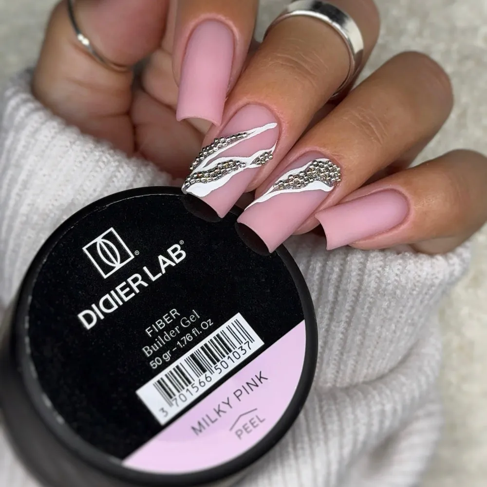 Didier Lab Fiber Builder Gel Milky Pink gel