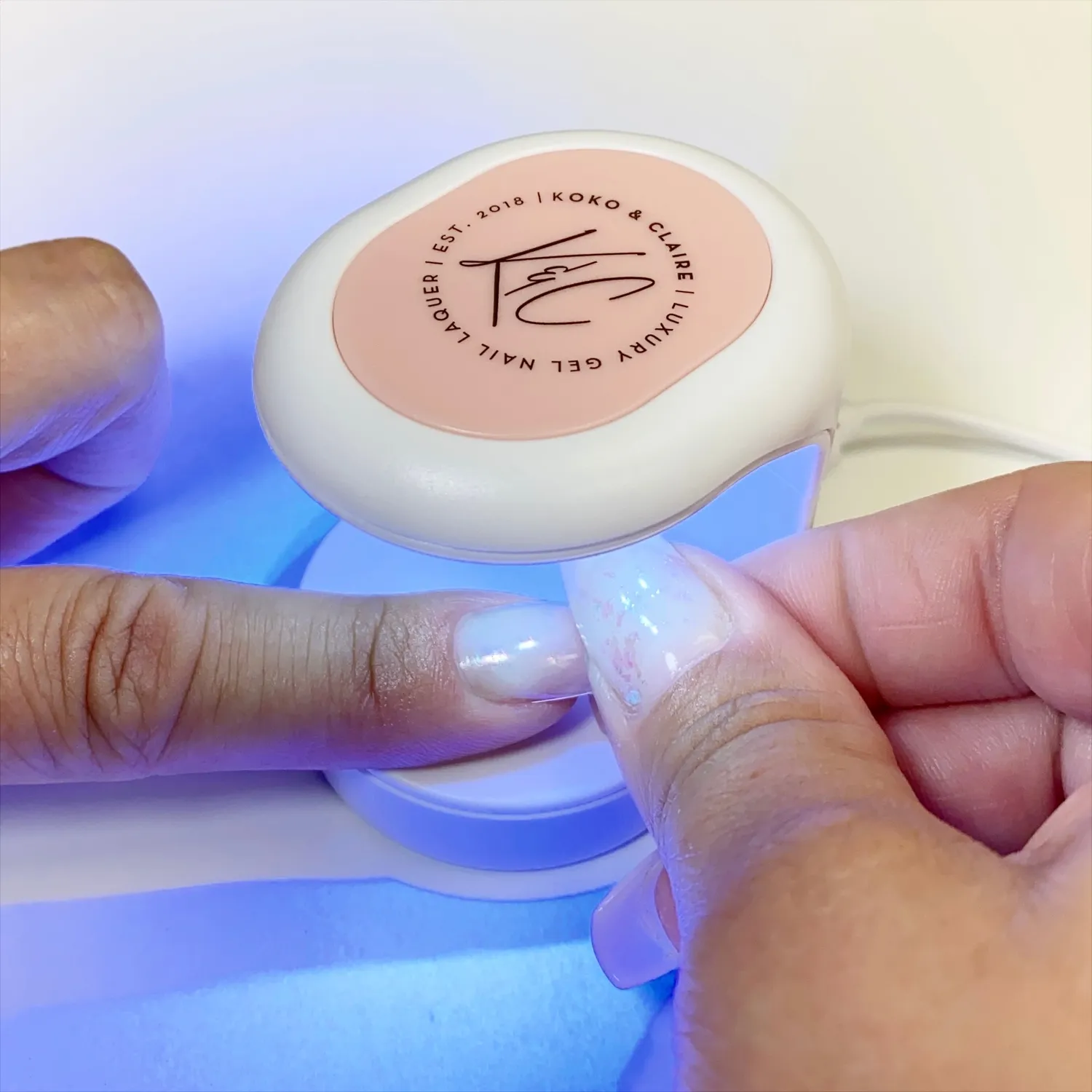 KoKo & Claire Mini Lamp UV-lampe til negle med USB og timer