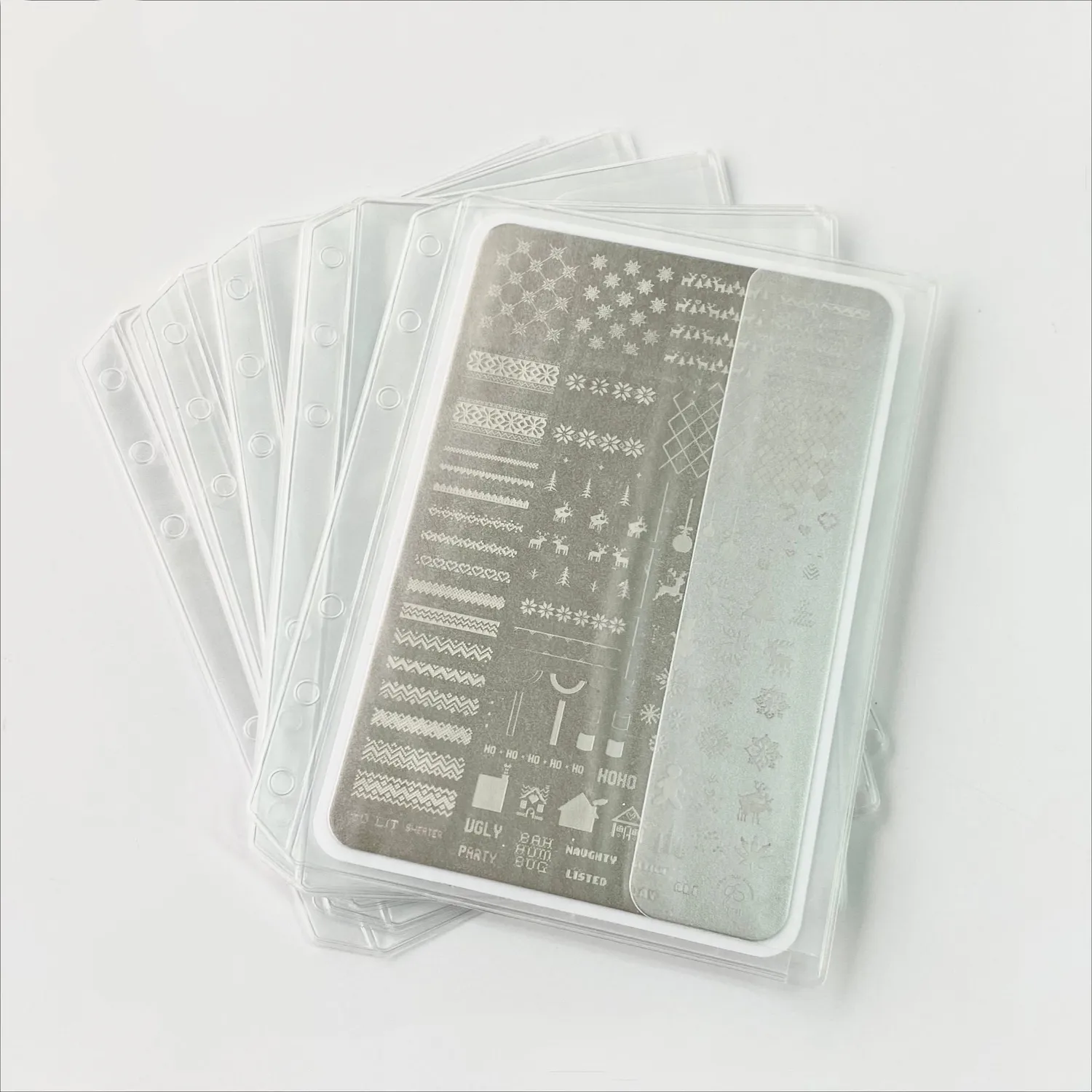 Clear Jelly Stamper Binder Sleeves 10-pak til 14x9 plader