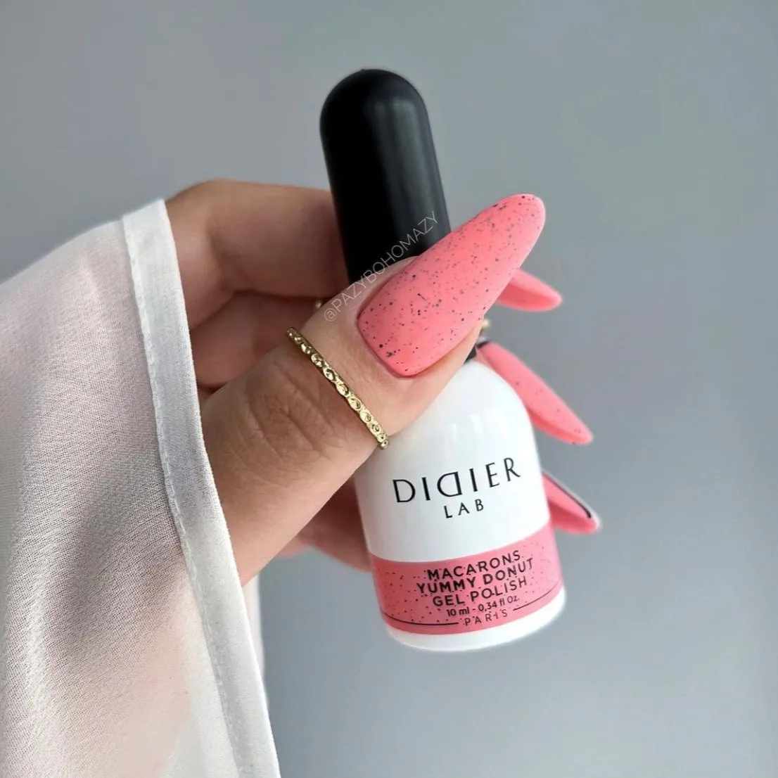 Didier Lab Macarons Yummy Donut gellak grøn partikler