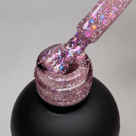 Didier Lab Pop Star No1 gellak glitter lyserød