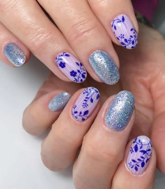 Indigo Nails Beautystones Quincy neglefolie perlemor
