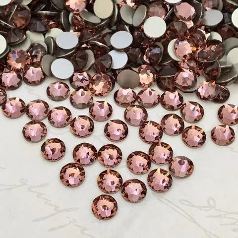 Beautystones Crystals Bush Rose neglesten flat back